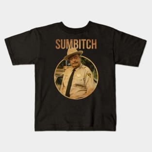 SUMBITCH JUSTICE SHERIFF BANDIT Kids T-Shirt